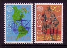 SCHWEIZ MI-NR. 1468-1469 POSTFRISCH(MINT) EUROPA 1992 ENTDECKUNG AMERIKAS COLUMBUS - 1992