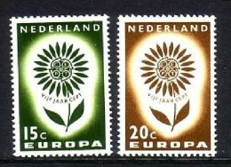 NIEDERLANDE MI-NR. 827-828 POSTFRISCH(MINT) EUROPA 1964 STILISIERTE BLUME - 1964