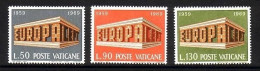 VATIKAN MI-NR. 547-549 POSTFRISCH(MINT) EUROPA 1969 - EUROPA CEPT - 1969