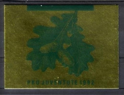 SCHWEIZ MH 0-93 GESTEMPELT(USED) PRO JUVENTUTE 1992 ROTBUCHE - Booklets