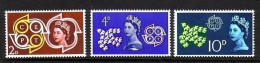 GROSSBRITANNIEN MI-NR. 346-348 POSTFRISCH(MINT) EUROPA 1961 TAUBE KÖNIGIN ELISABETH II - 1961