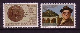 JUGOSLAWIEN MI-NR. 1984-1985 POSTFRISCH(MINT) EUROPA 1983 - GROSSE WERKE ANDRIC NOBELPREISTRÄGER - 1983