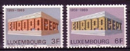 LUXEMBOURG MI-NR. 788-789 POSTFRISCH(MINT) EUROPA 1969 - 1969
