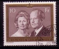 LIECHTENSTEIN MI-NR. 614 GESTEMPELT(USED) FÜRSTENPAAR 1974 - Used Stamps