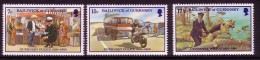 GUERNSEY MI-NR. 206-208 POSTFRISCH(MINT) INSELPOLIZEI MOTORRADSTREIFE HUNDFÜHRER - Polizei - Gendarmerie