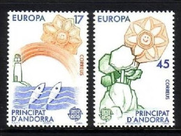 ANDORRA SPANISCH MI-NR. 188-189 POSTFRISCH EUROPA 1986 NATUR- Und UMWELTSCHUTZ - 1986