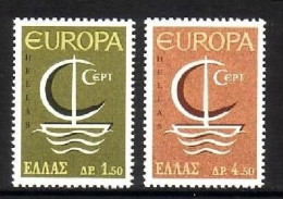 GRIECHENLAND MI-NR. 919-920 POSTFRISCH(MINT) EUROPA 1966 - SEGEL - 1966