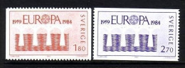 SCHWEDEN MI-NR. 1270-1271 POSTFRISCH(MINT) EUROPA 1984 BRÜCKE - 1984