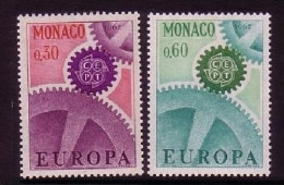 MONACO MI-NR. 870-871 POSTFRISCH(MINT) EUROPA 1967 ZAHNRÄDER - 1967
