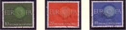 DEUTSCHLAND MI-NR. 337-339 GESTEMPELT(USED) EUROPA 1960 WAGENRAD - 1960