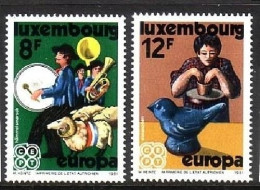 LUXEMBOURG MI-NR. 1031-1032 POSTFRISCH(MINT) EUROPA 1981 FOLKLORE - 1981