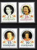 GUERNSEY MI-NR. 553-556 POSTFRISCH(MINT) KÖNIGIN ELISABETH II - Guernsey