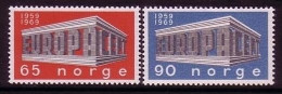NORWEGEN MI-NR. 583-584 POSTFRISCH(MINT) EUROPA 1969 EUROPA CEPT - 1969
