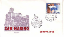 SAN MARINO MI-NR. 781 FDC CEPT 1963 - FDC