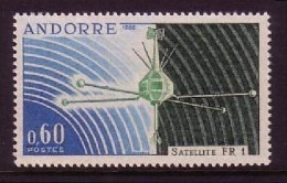 FRANZÖSISCH ANDORRA MI-NR. 197 POSTFRISCH(MINT) START VON SATELLIT FR 1 1966 - Nuevos