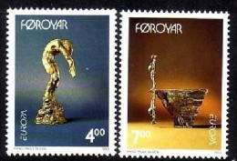 FÄRÖER MI-NR. 248-249 POSTFRISCH(MINT) EUROPA 1993 ZEITGENÖSSISCHE KUNST - 1993