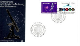 UNO GENF MI-NR. 107-108 FDC UNISPACE 1982 - FDC