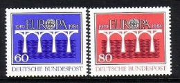 DEUTSCHLAND MI-NR. 1210-1211 POSTFRISCH(MINT) EUROPA 1984 - BRÜCKE - 1984