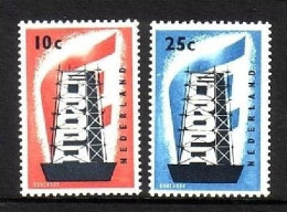 NIEDERLANDE MI-NR. 683-684 POSTFRISCH(MINT) EUROPA 1956 - 1956