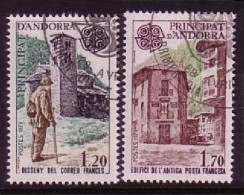 FRANZÖSISCH ANDORRA MI-NR. 297-298 GESTEMPELT(USED) EUROPA 1979 POSTBOTE POSTAMT - 1979