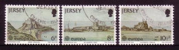 JERSEY MI-NR. 177-179 GESTEMPELT(USED) EUROPA 1978 BAUDENKMÄLER SCHLOSS FESTUNG - 1978