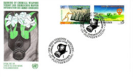 UNO WIEN MI-NR. 119-120 FDC VERBOT Von CHEMISCHEN WAFFEN - Sonstige & Ohne Zuordnung