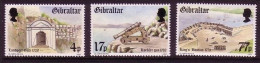GIBRALTAR MI-NR. 469-471 POSTFRISCH(MINT) BEFESTIGUNG Von GIBRALTAR KANONE KING's BATION - Gibraltar
