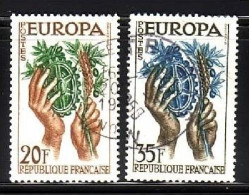 FRANKREICH MI-NR. 1157-1158 O EUROPA 1957 - 1957