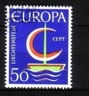 LIECHTENSTEIN MI-NR. 469 O EUROPA 1966 - SEGEL - 1966