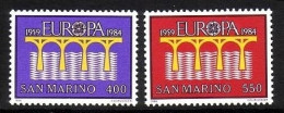 SAN MARINO MI-NR. 1294-1295 POSTFRISCH(MINT) EUROPA 1984 BRÜCKE - 1984