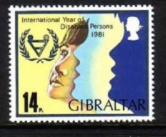 GIBRALTAR MI-NR. 429 POSTFRISCH(MINT) JAHR DER BEHINDERTEN 1981 - Gibraltar