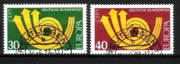 DEUTSCHLAND MI-NR. 768-769 O EUROPA 1973 - POSTHORN - 1973