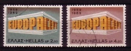 GRIECHENLAND MI-NR. 1004-1005 O EUROPA 1969 - EUROPA CEPT - 1969