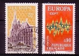 FRANKREICH MI-NR. 1788-1789 O EUROPA 1972 - STERNE DOM ZU AACHEN - 1972