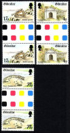 GIBRALTAR MI-NR. 469-471 POSTFRISCH(MINT) Zwischenstegpaar Mit Farbampel BEFESTIGUNG Von GIBRALTAR - LANDPORT GATE - Gibraltar