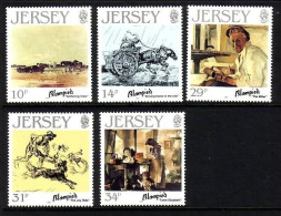 JERSEY MI-NR. 388-392 POSTFRISCH(MINT) EDMOND BLAMPIED MALER - Moderne