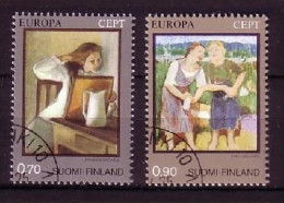 FINNLAND MI-NR. 764-765 GESTEMPELT(USED) EUROPA 1975 GEMÄLDE - 1975