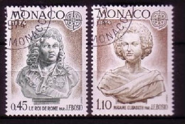 MONACO MI-NR. 1114-1115 O EUROPA 1974 - SKULPTUREN - 1974
