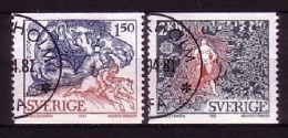 SCHWEDEN MI-NR. 1141-1142 O EUROPA 1981 FOLKLORE - 1981