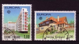 FINNLAND MI-NR. 825-826 GESTEMPELT(USED) EUROPA 1978 BAUDENKMÄLER SANATORIUM - 1978