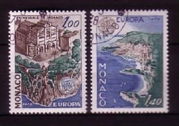 MONACO MI-NR. 1319-1320 GESTEMPELT(USED) EUROPA 1978 BAUDENKMÄLER KATHEDRALE VON MONACO - 1978