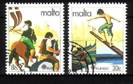 MALTA MI-NR. 628-629 O EUROPA 1981 FOLKLORE - 1981
