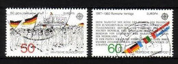 DEUTSCHLAND MI-NR. 1130-1131 GESTEMPELT(USED) EUROPA 1982 - HISTORISCHE EREIGNISSE - 1982