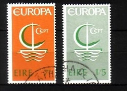 IRLAND MI-NR. 188-189 O EUROPA 1966 - SEGEL - 1966