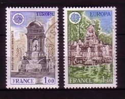 FRANKREICH MI-NR. 2098-2099 GESTEMPELT(USED) EUROPA 1978 BAUDENKMÄLER BRUNNEN - 1978