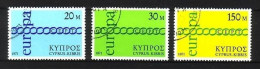 ZYPERN MI-NR. 359-361 GESTEMPELT(USED) EUROPA 1971 KETTE - 1971