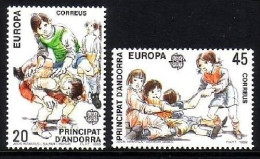 ANDORRA SPANISCH MI-NR. 209-210 POSTFRISCH(MINT) EUROPA 1989 - KINDERSPIELE - 1989