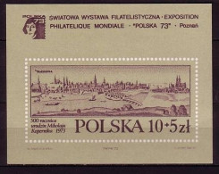 POLEN BLOCK 55 POSTFRISCH(MINT) POLSKA '73 POSEN - Blocs & Feuillets