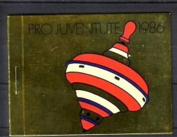 SCHWEIZ MH 0-82 GESTEMPELT(USED) PRO JUVENTUTE 1986 SPIELZEUG - Libretti