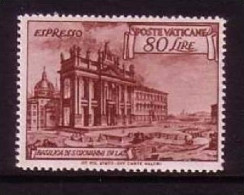 VATIKAN MI-NR. 160 A POSTFRISCH(MINT) EILMARKE ESPRESSO 1949 BASILIKA DI S. GIOVANNI - Unused Stamps